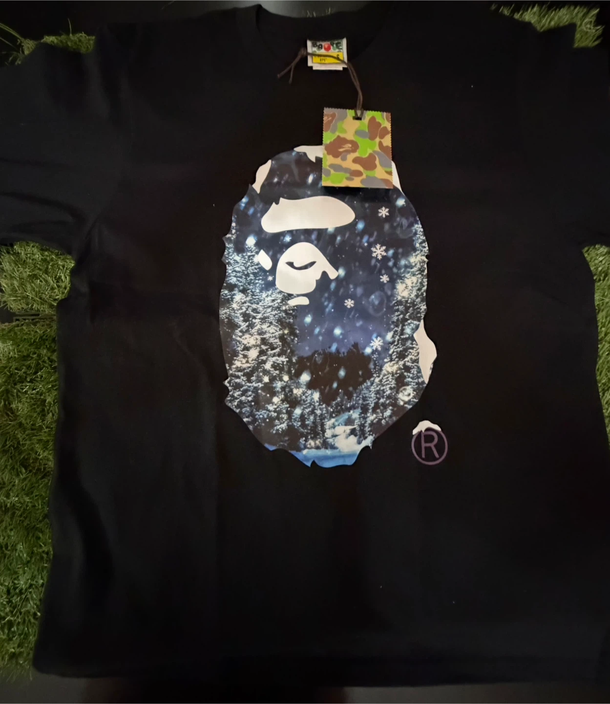A Bathing Ape BAPE Snow Camo T-Shirt