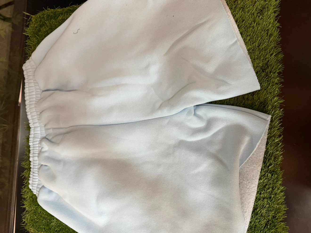SP5DER Light Blue Sweat Shorts - photo 4