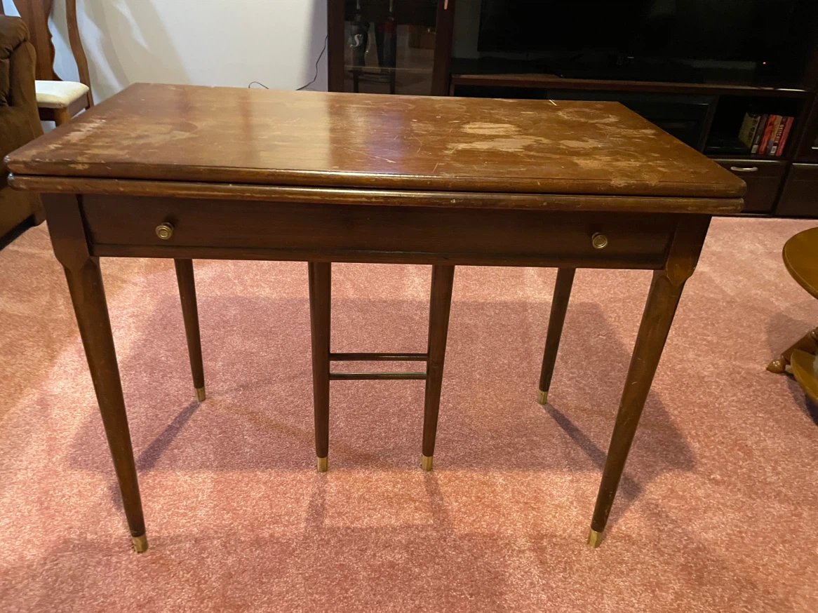 Wooden Drop Leaf Dining Table