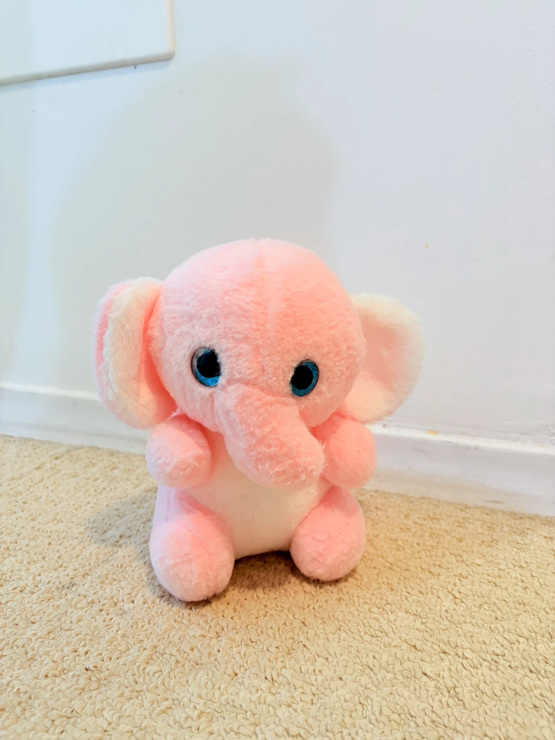 Pink Stuffed Elephant Toy