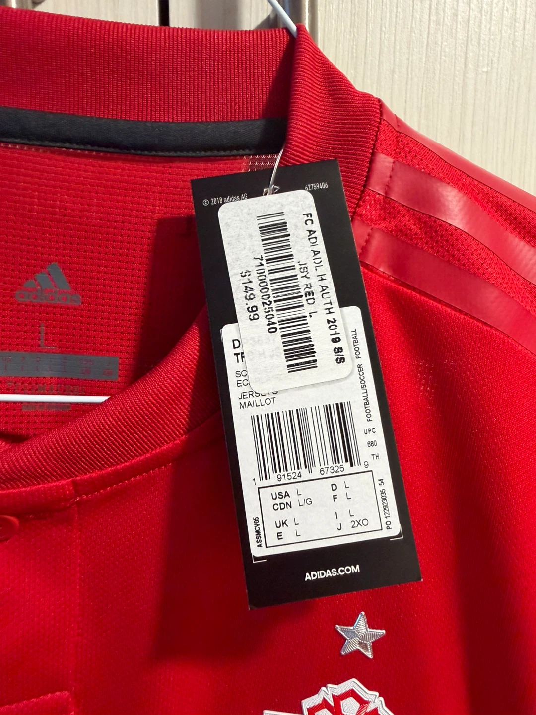 Adidas Toronto FC 2019 Jersey - Large - photo 2