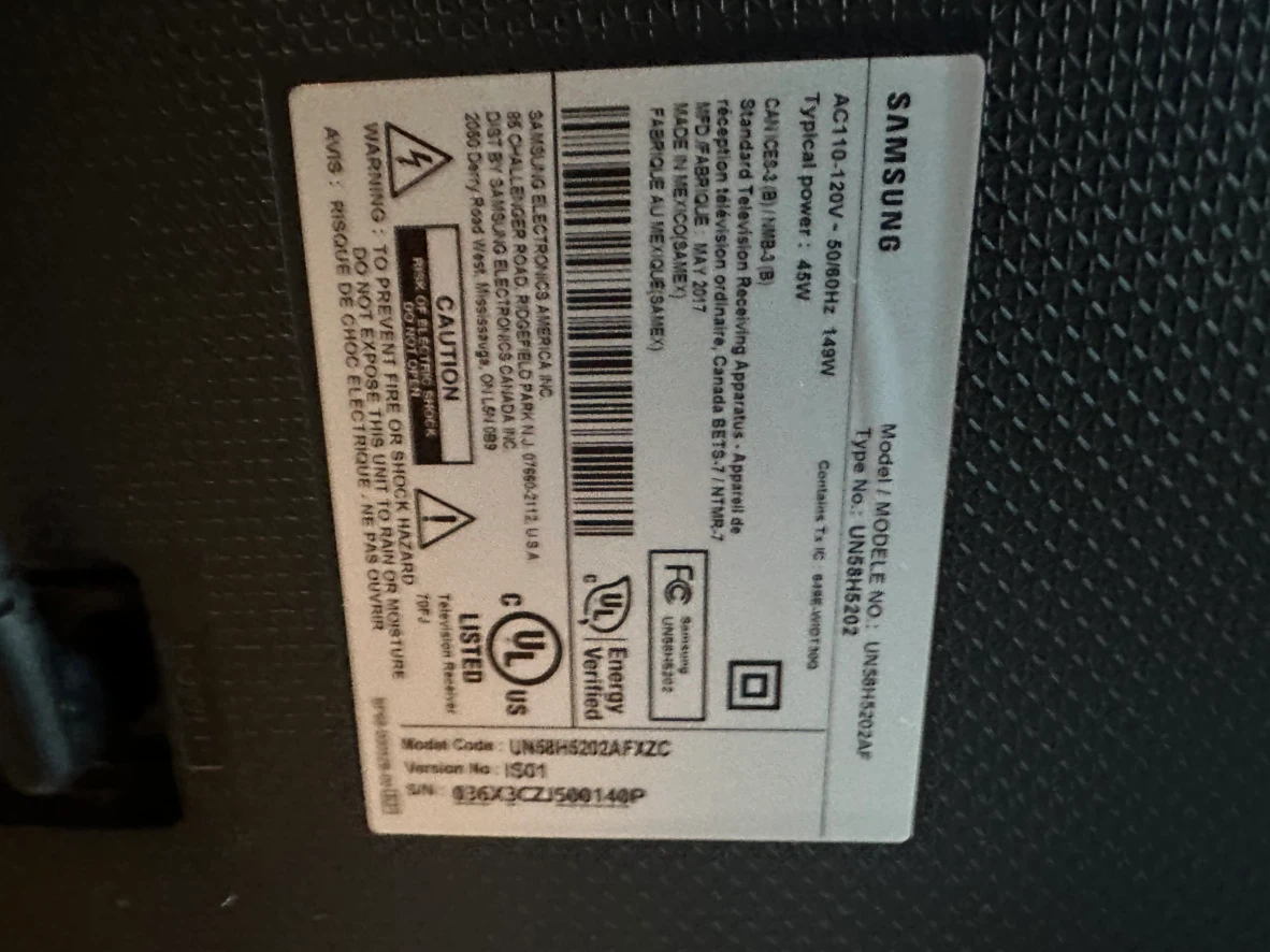 Samsung 58" Smart TV UN58H5202AF - photo 2
