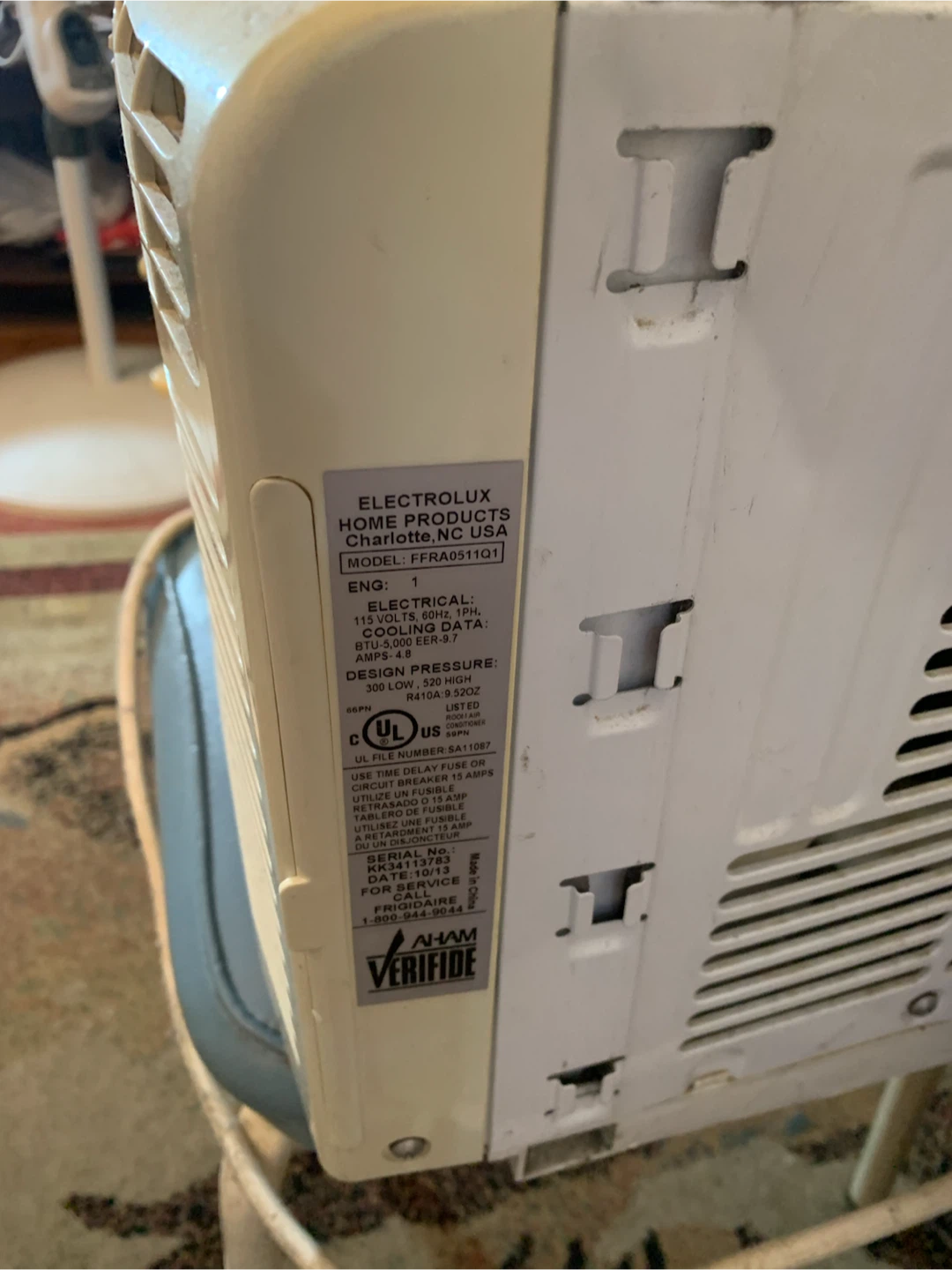Frigidaire Window Air Conditioner FFRA0511Q1 - photo 2