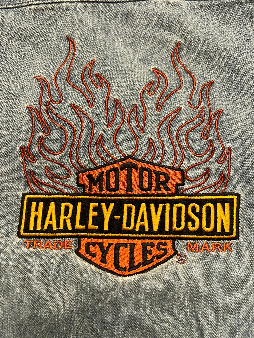 ORIGINAL HARLEY DAVIDSON DENIM SS SHIRT - photo 5
