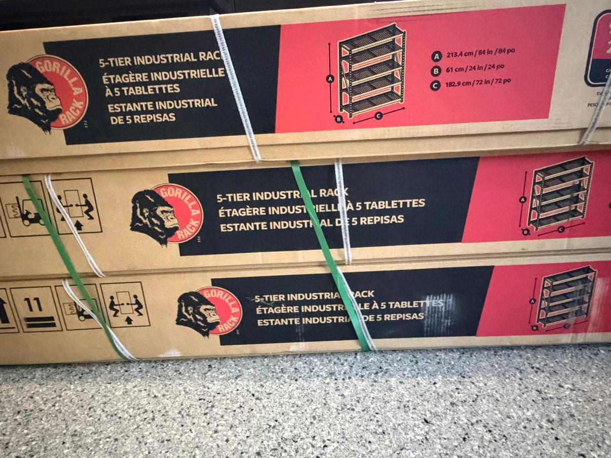 Gorilla Rack 5-Tier Industrial Shelving Unit