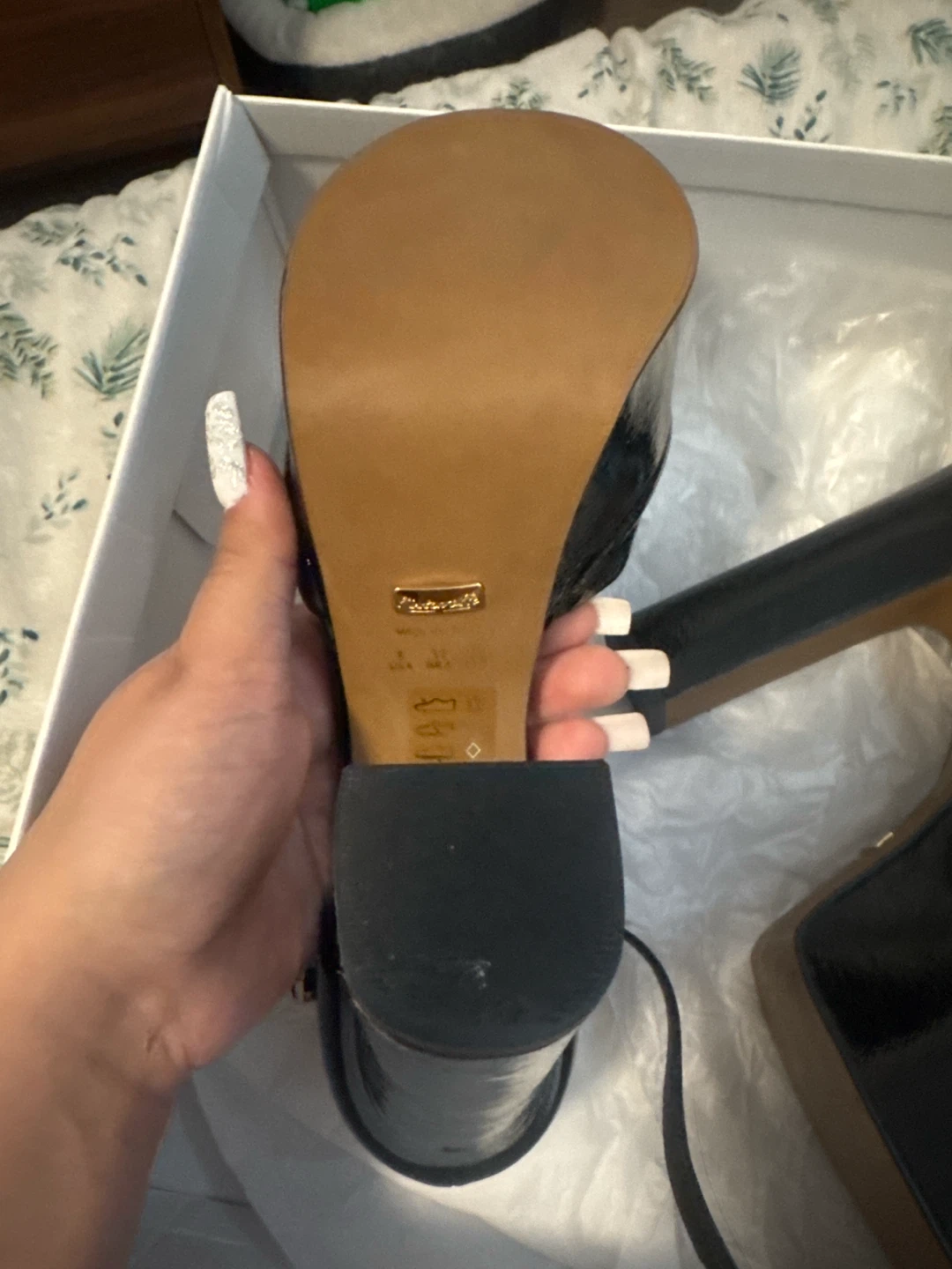 L'Intervalle Black Patent Platform Heels - photo 5
