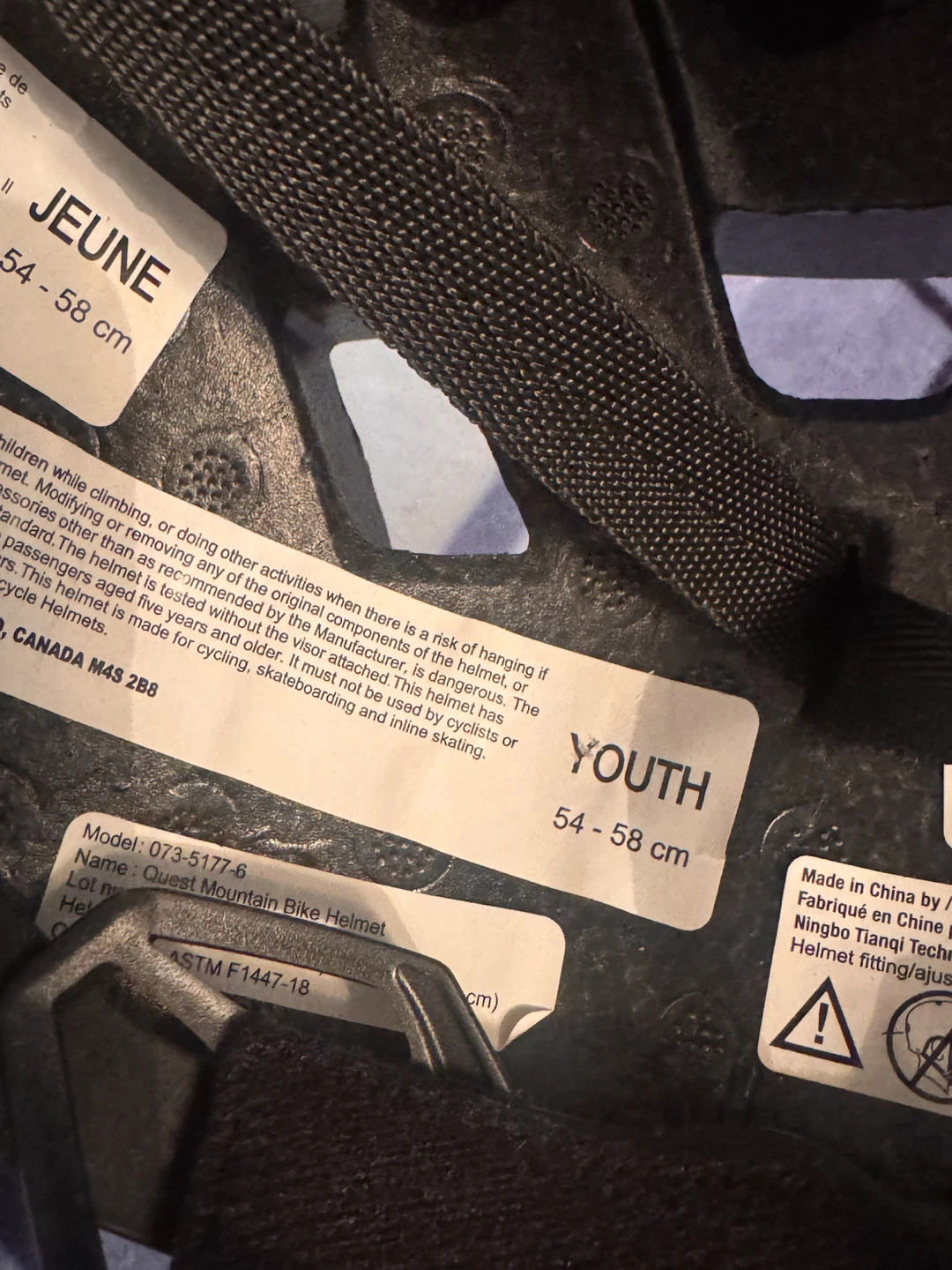 Youth bike helmet - photo 4
