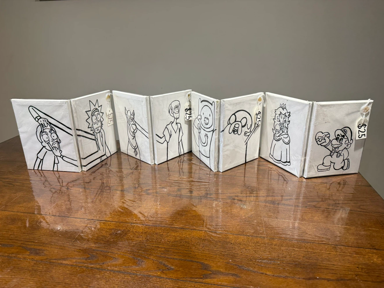 Cartoon Canvas Paint Sets