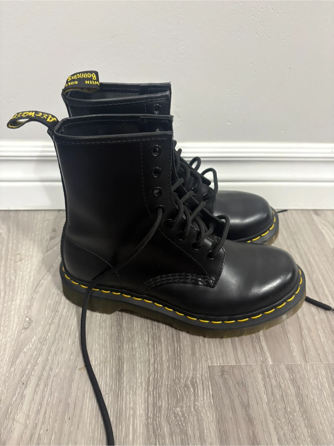 Dr. Martens Black Leather Boots - photo 2