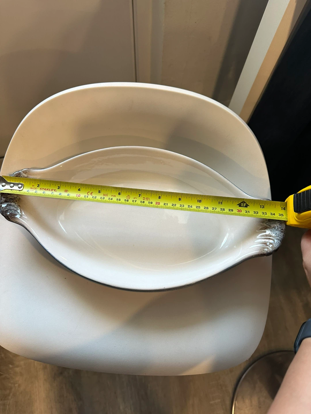Oval Glass Casserole Dish with Lid - photo 3