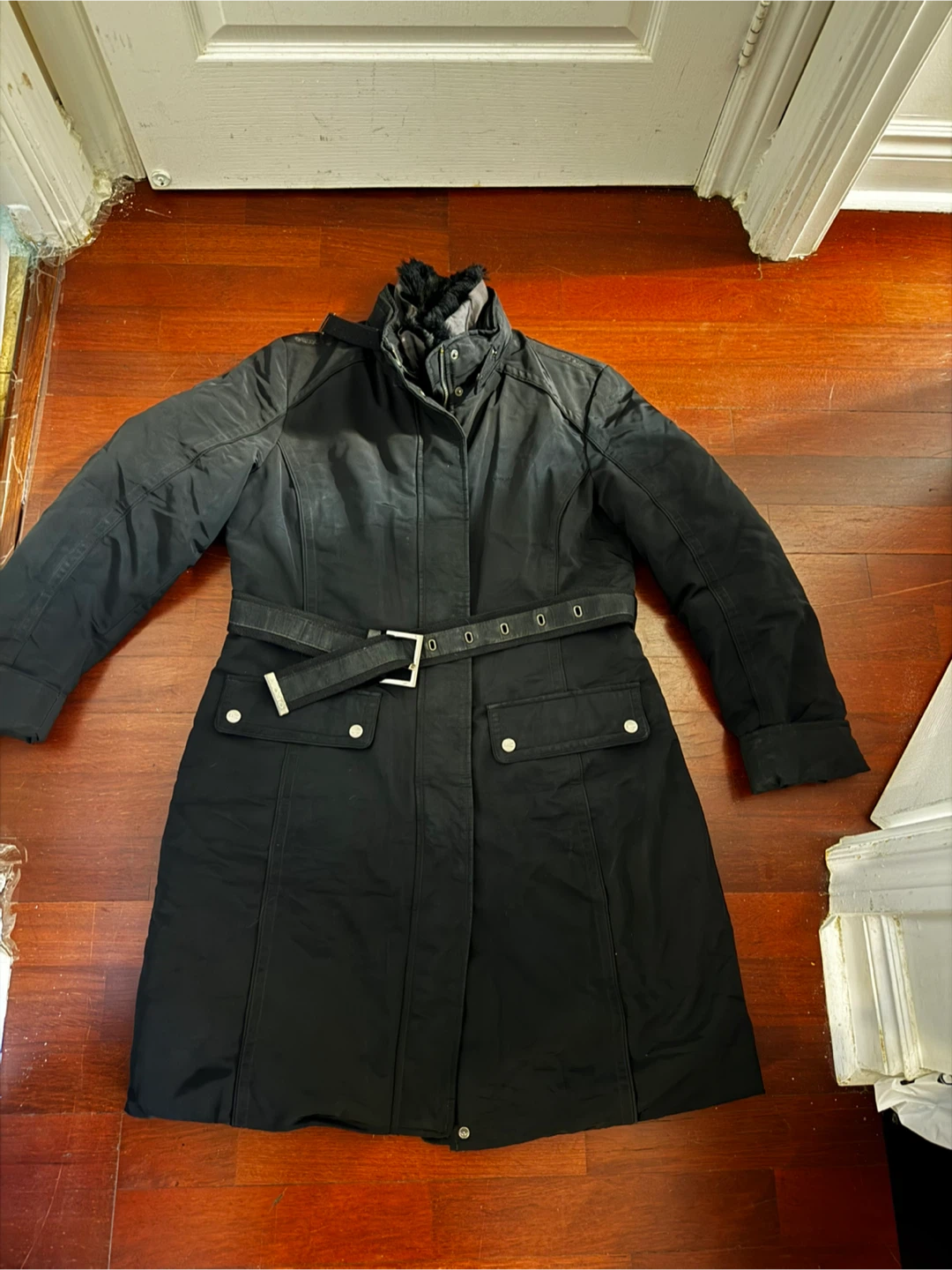 Geox Respira Black Down Coat
