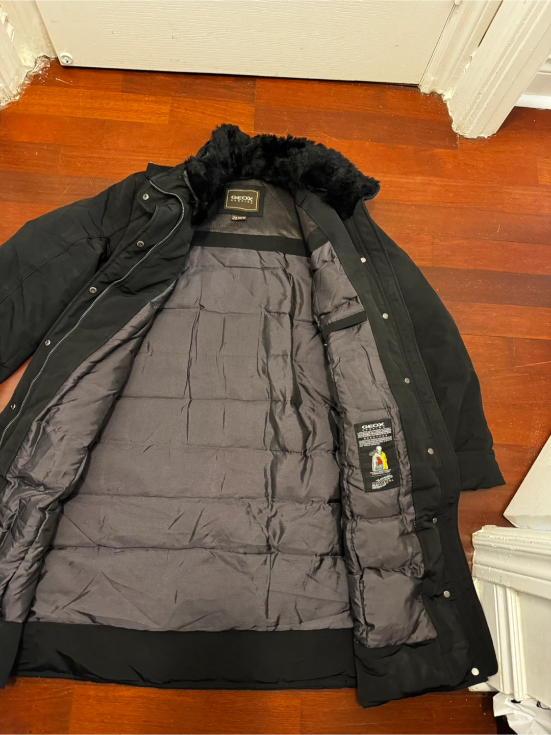 Geox Respira Black Down Coat - photo 2