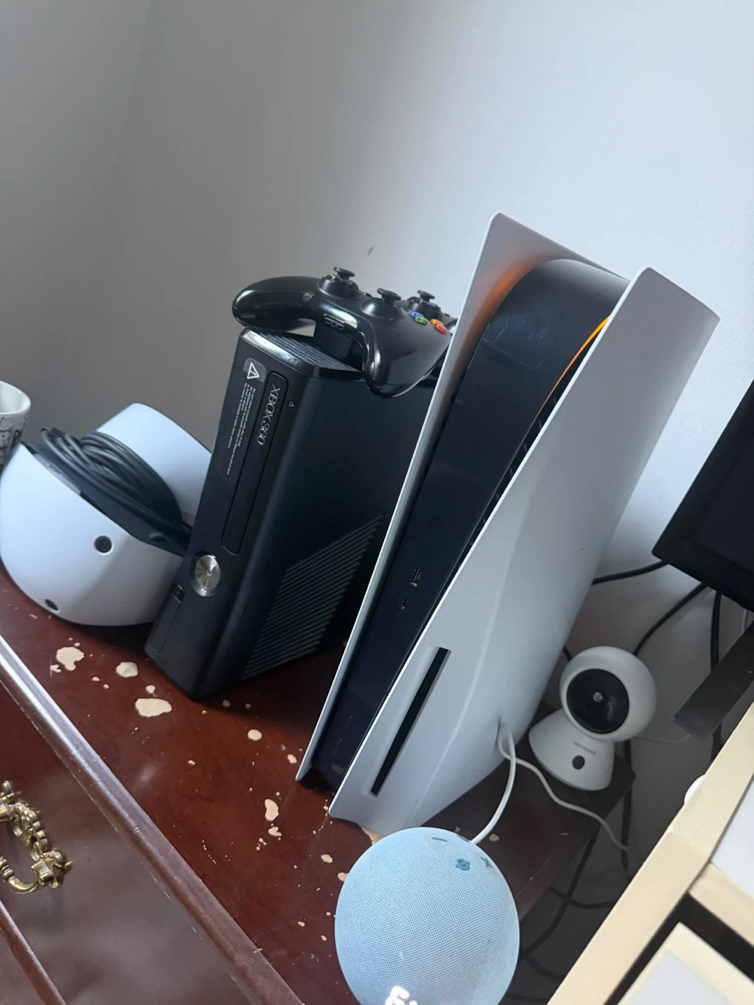PlayStation 5 Console and Xbox 360