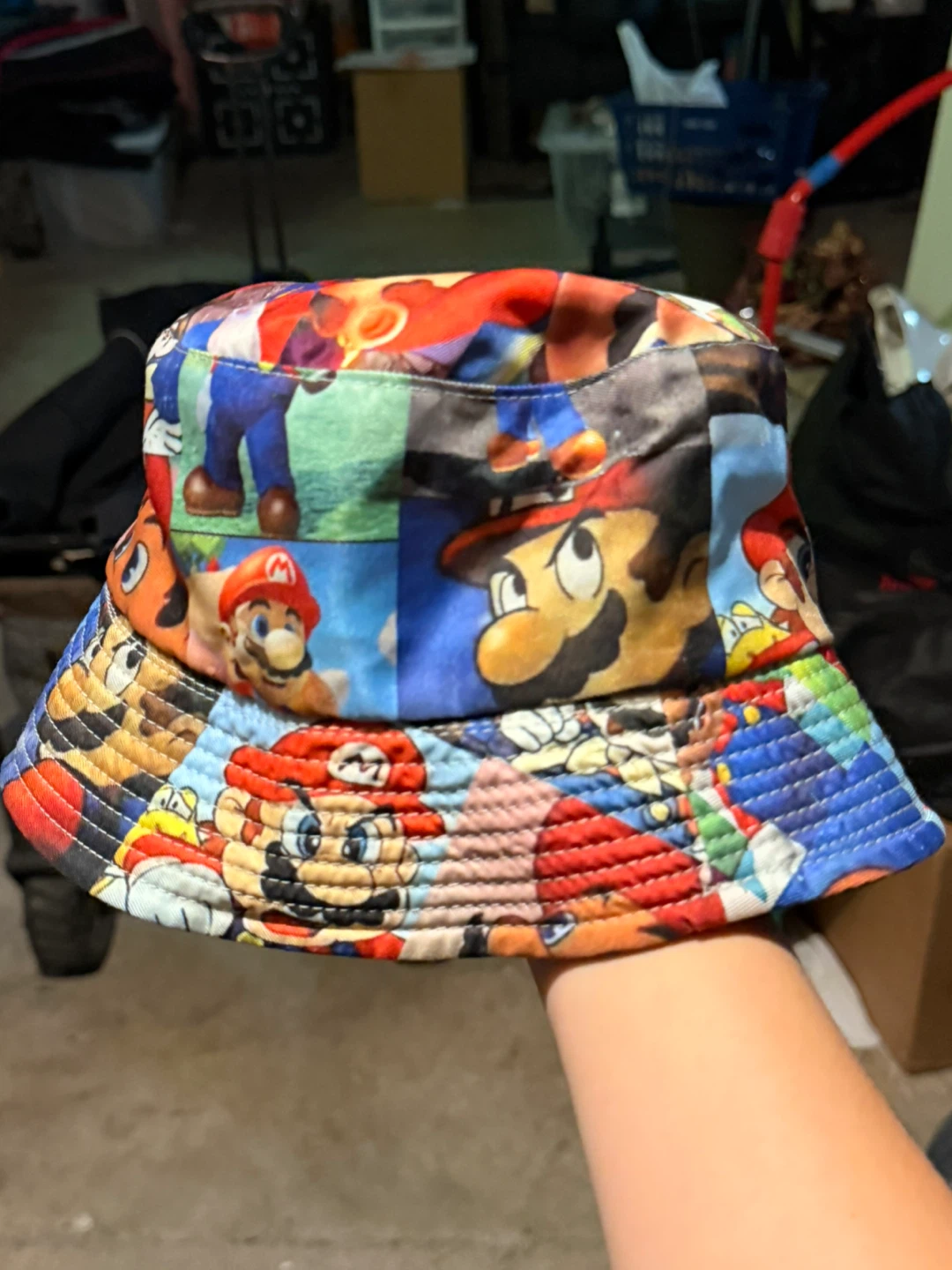 Super Mario Reversible Bucket Hat