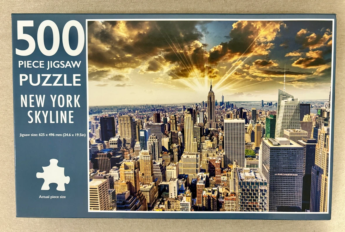 500 Piece New York Skyline Jigsaw Puzzle