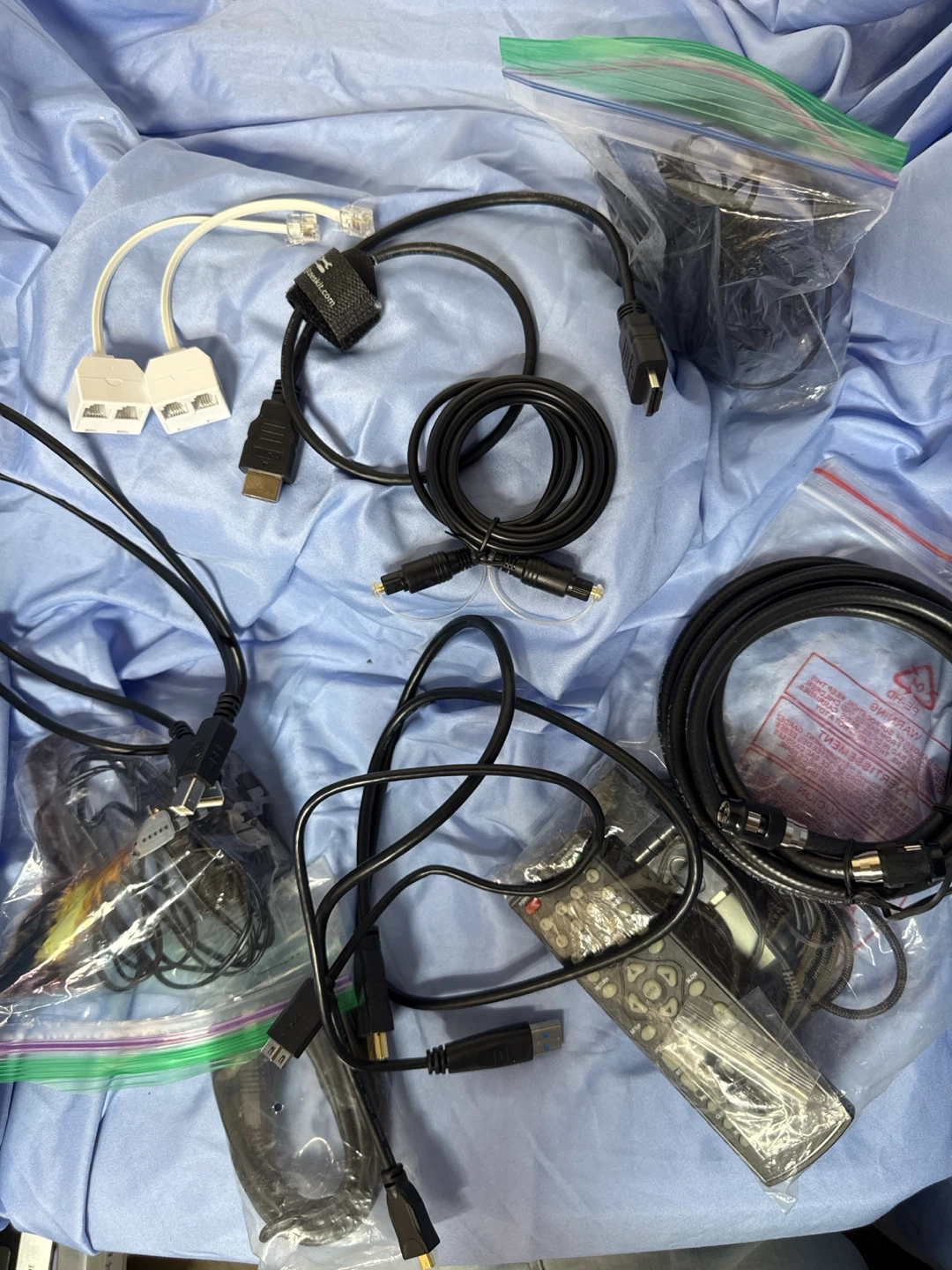 Assorted Cables and Electronic Accessories