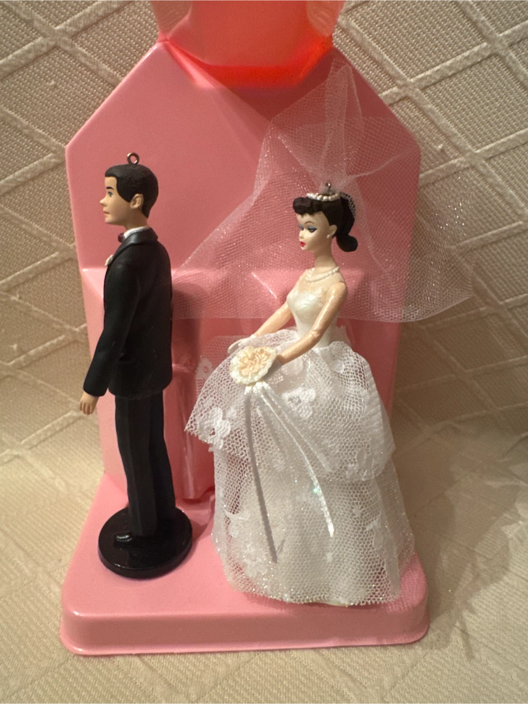Hallmark Barbie & Ken Wedding Day Keepsake Ornaments - photo 3