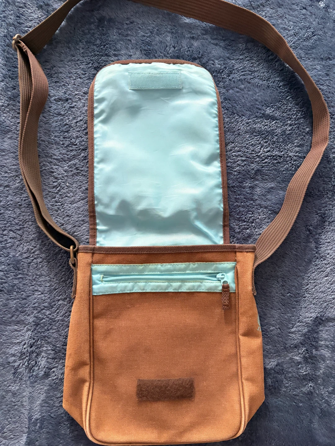 Brown Canvas Messenger Bag - photo 2