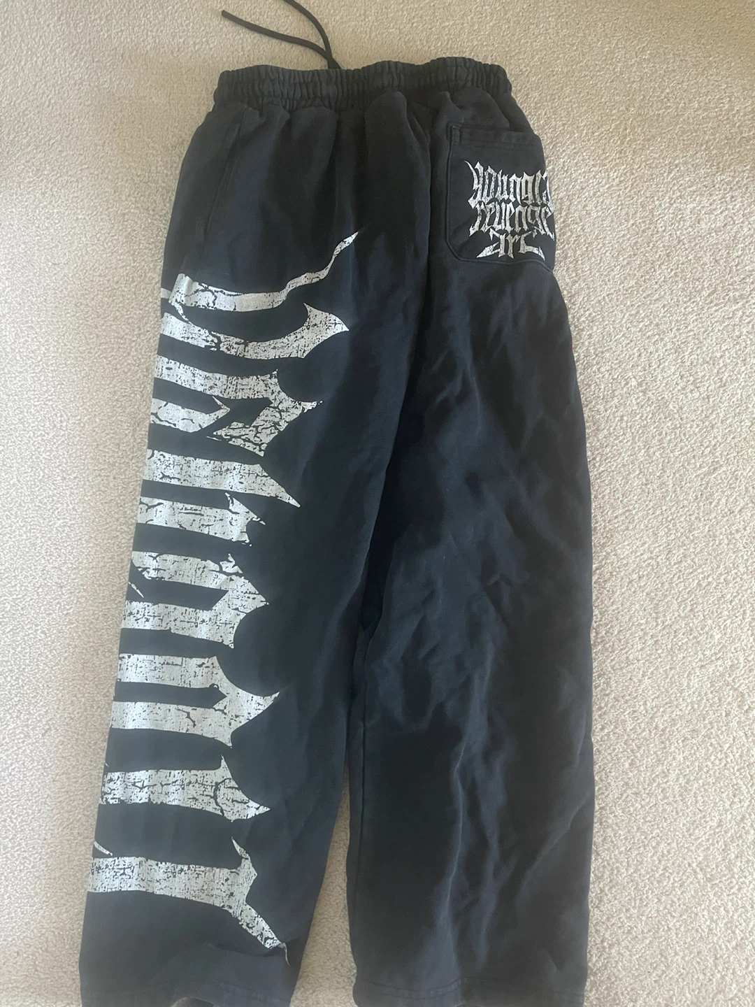YoungLA Revenge Sweatpants Black - photo 3