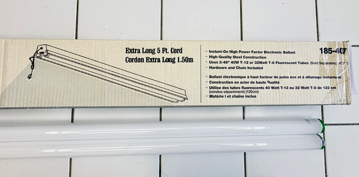 Shop Light with 2 Nos 4’ Cool While  Tube - photo 2
