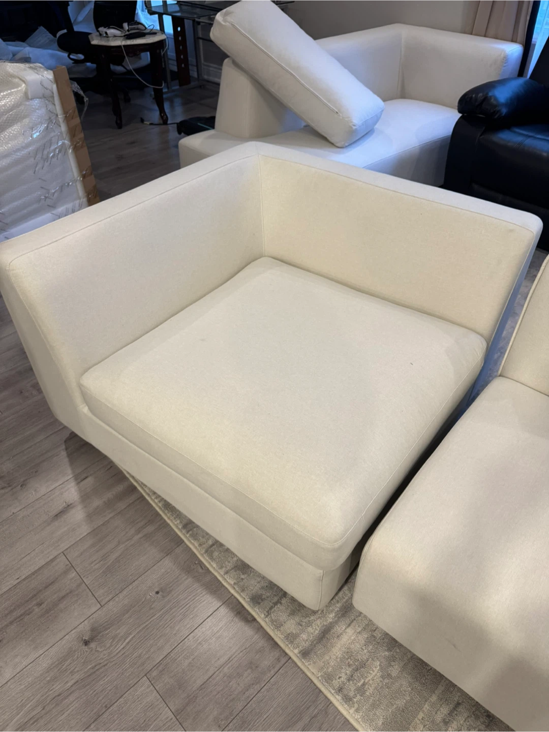 White Modular Armchair Rove Concept Brand