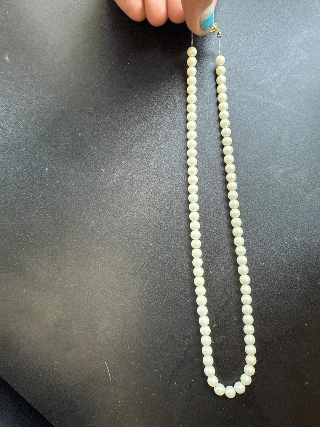 Pearl Necklace with Gold Clasp - photo 2