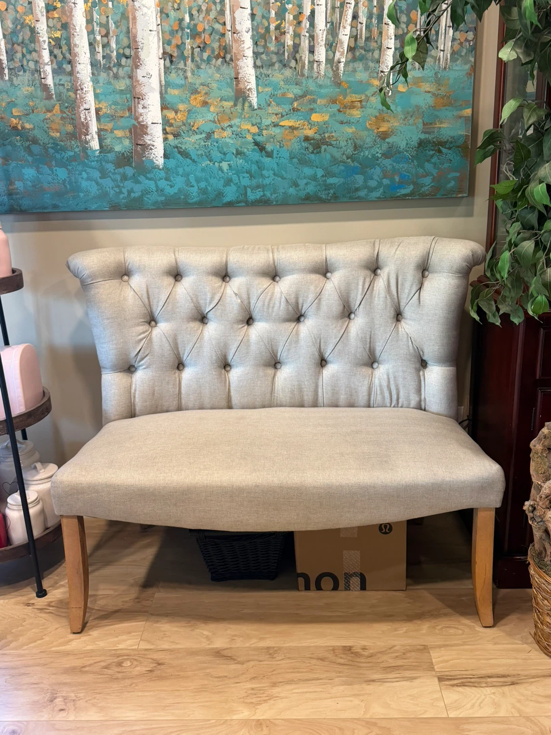 Tufted High-Back Banquette Dining Bench – Elegant & Comfortable - photo 2