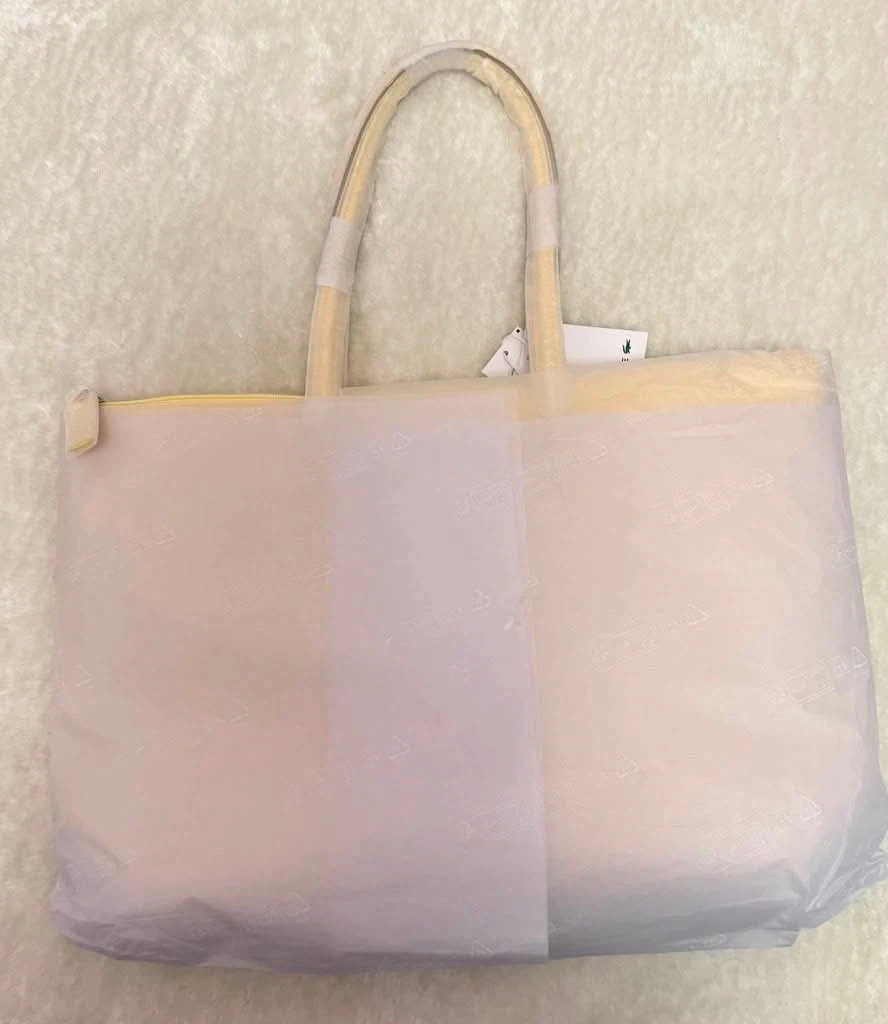 Lacoste Tote Bag - Pastel Yellow - photo 4