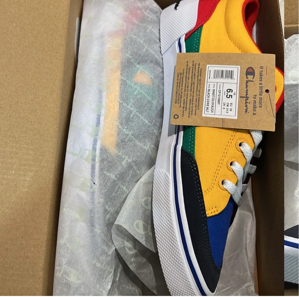 Champion Colorblock Sneakers Youth Size 6.5 & 7 - photo 2