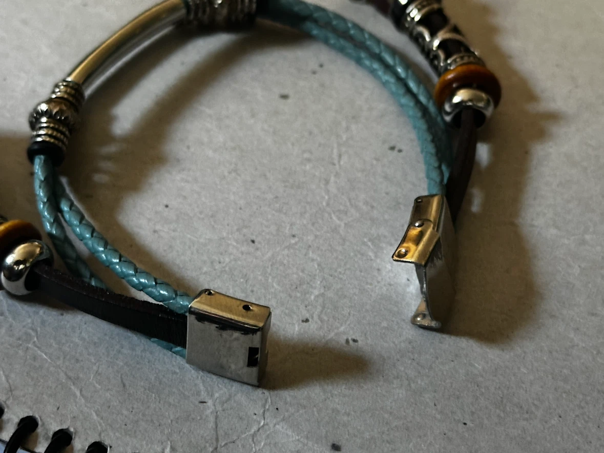 Hand made leather watch strap - photo 3
