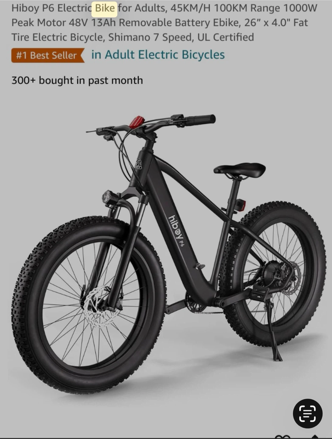 Hiboy P6 Electric Bike