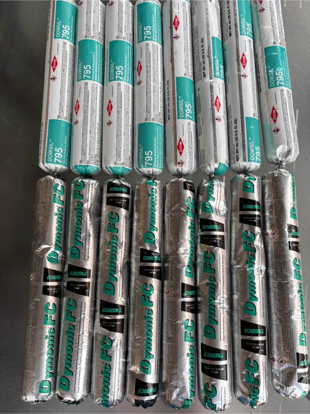 DOWSIL 795 & TREMCO Dymonic FC Sealants