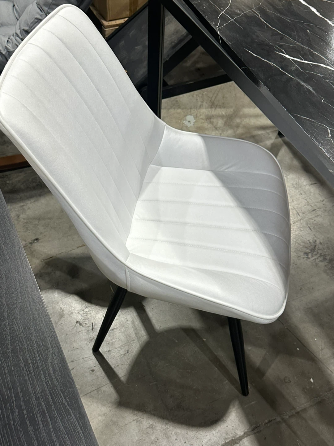 White Dining Chairs set of 4 - photo 2