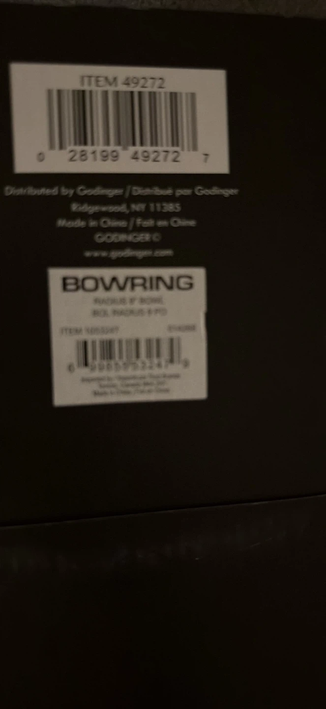 BOWRING Crystal Radius 9" Bowl - photo 3