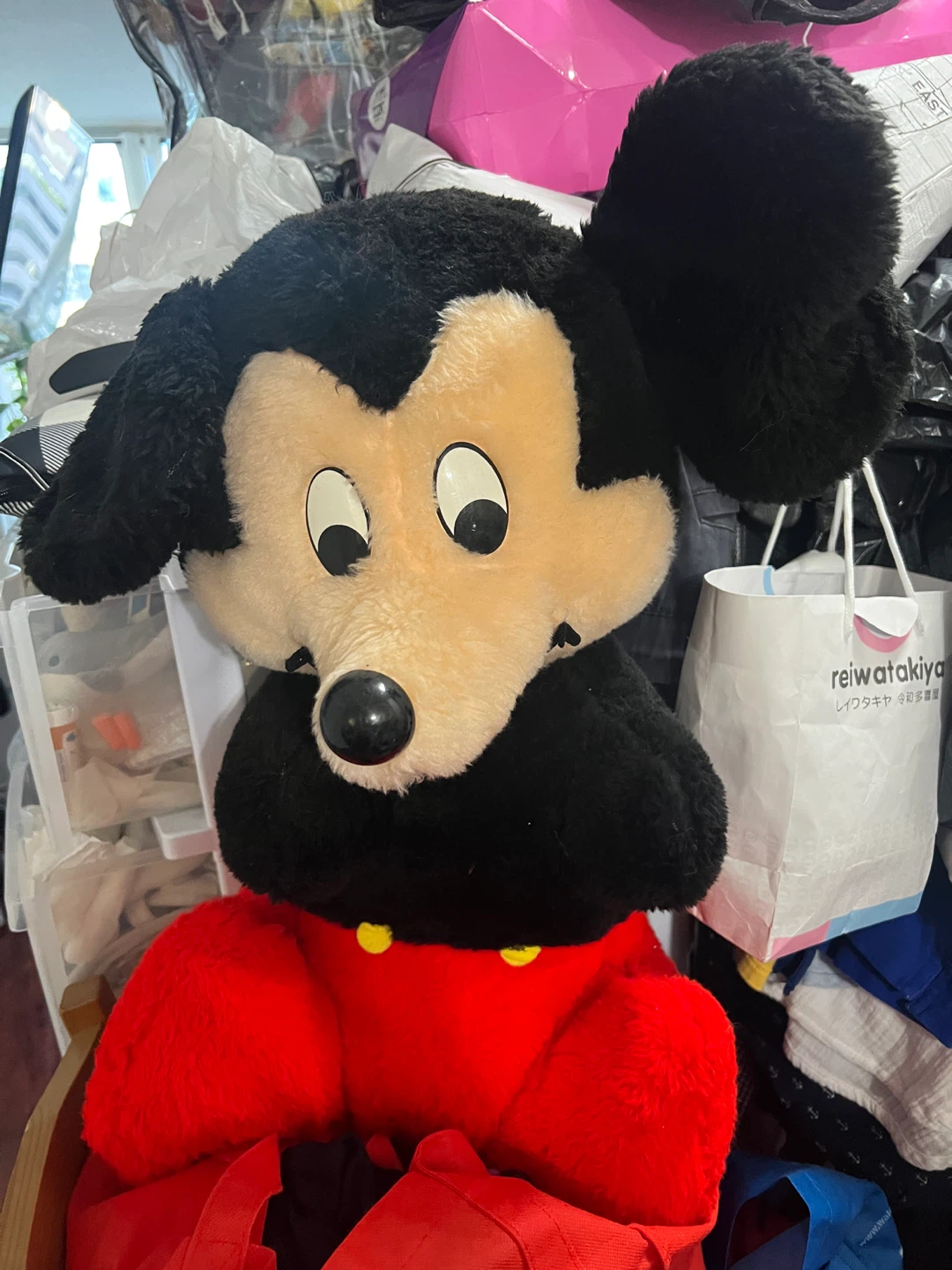 Large Mickey Mouse Plush Toy