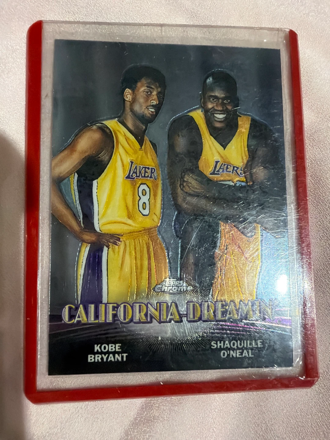 Topps Chrome Kobe Bryant and Shaquille O'Neal Card