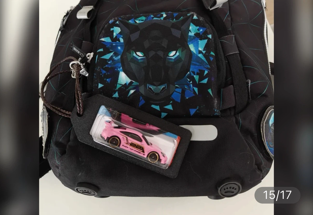 Hot wheel backpack holder