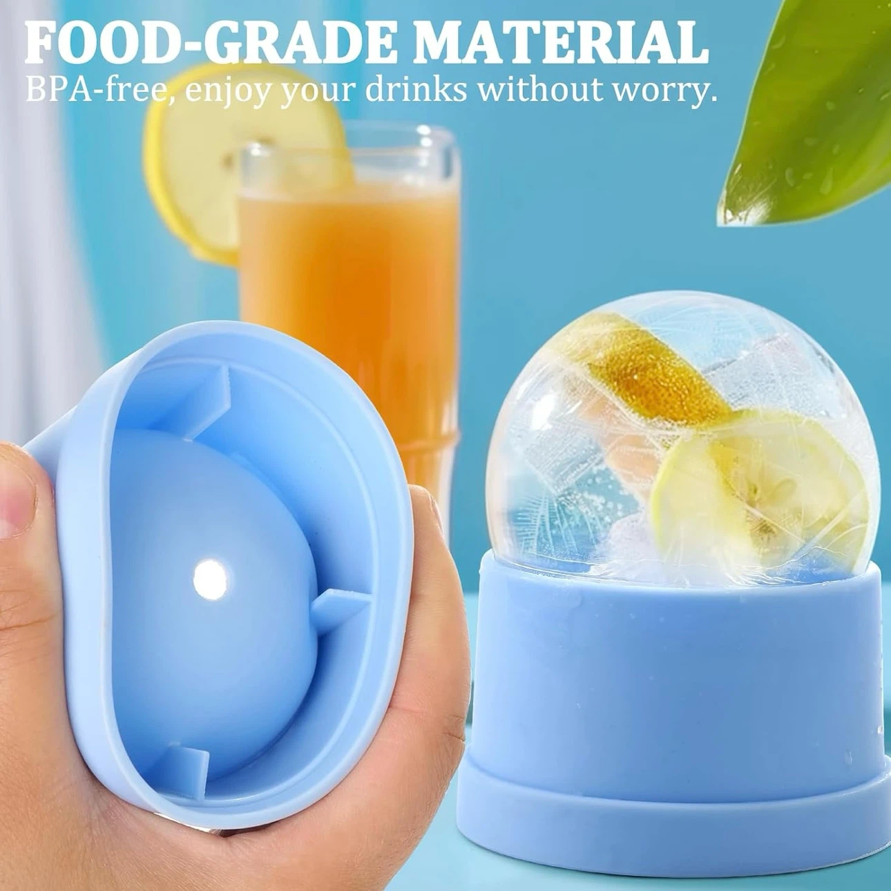 Set of 4 Spherical Ice Ball Molds - photo 3