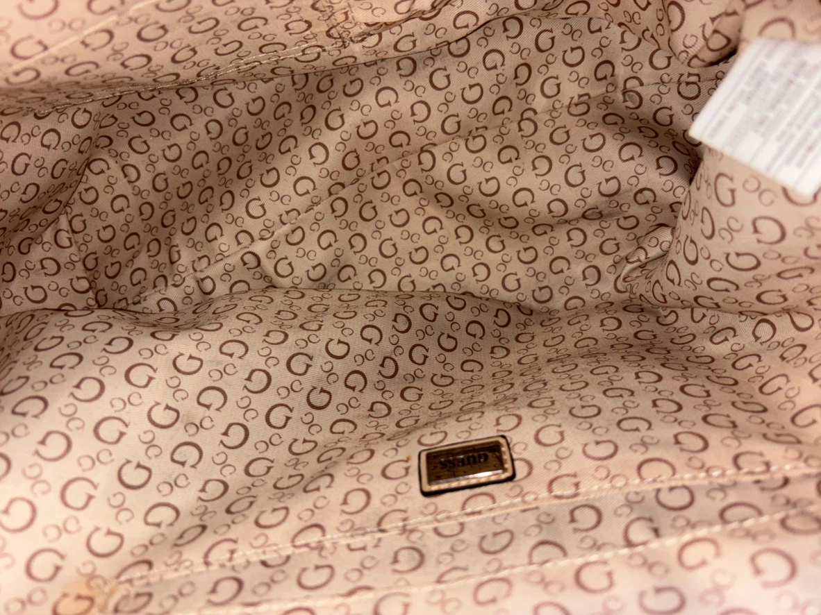 GUESS Pink Monogram Tote Bag - photo 4