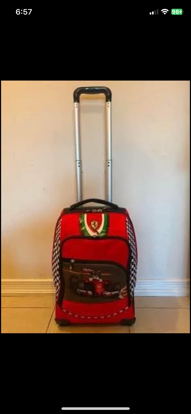 Travel Backpack on wheels: Ferrari Scuderia Limited Edition! - photo 2