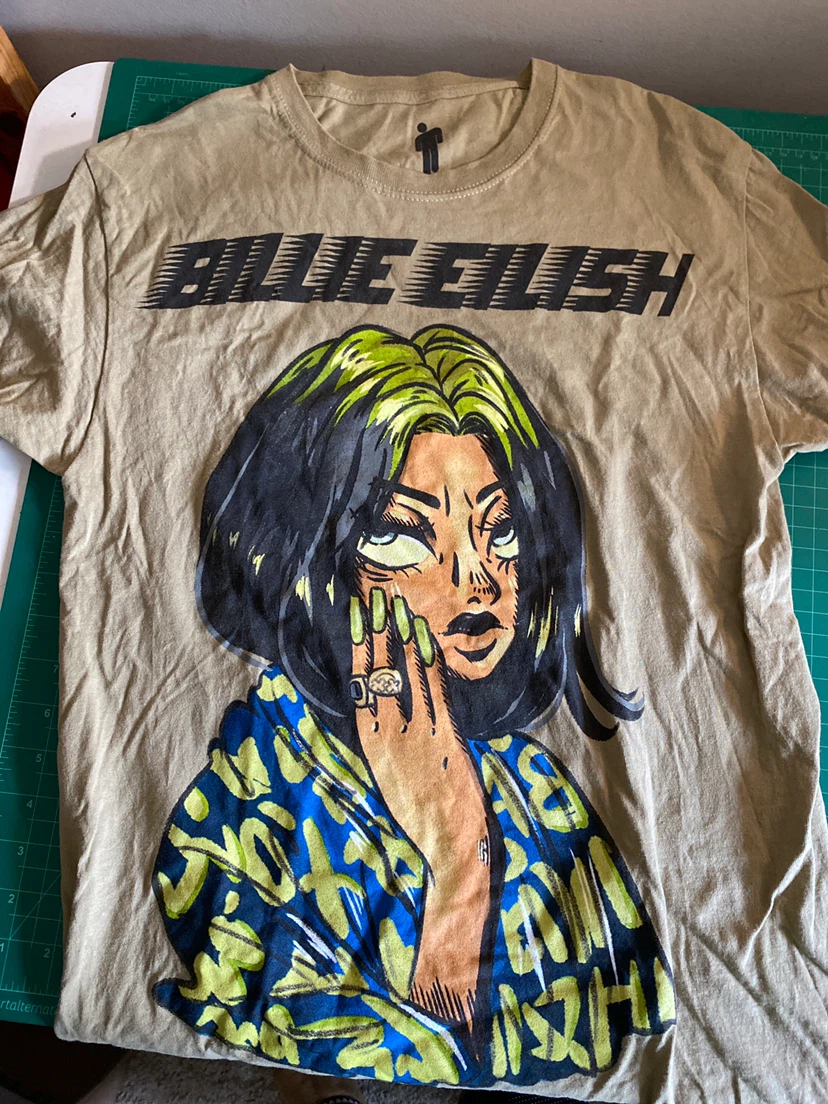 Billie Eilish 2020 concert shirt