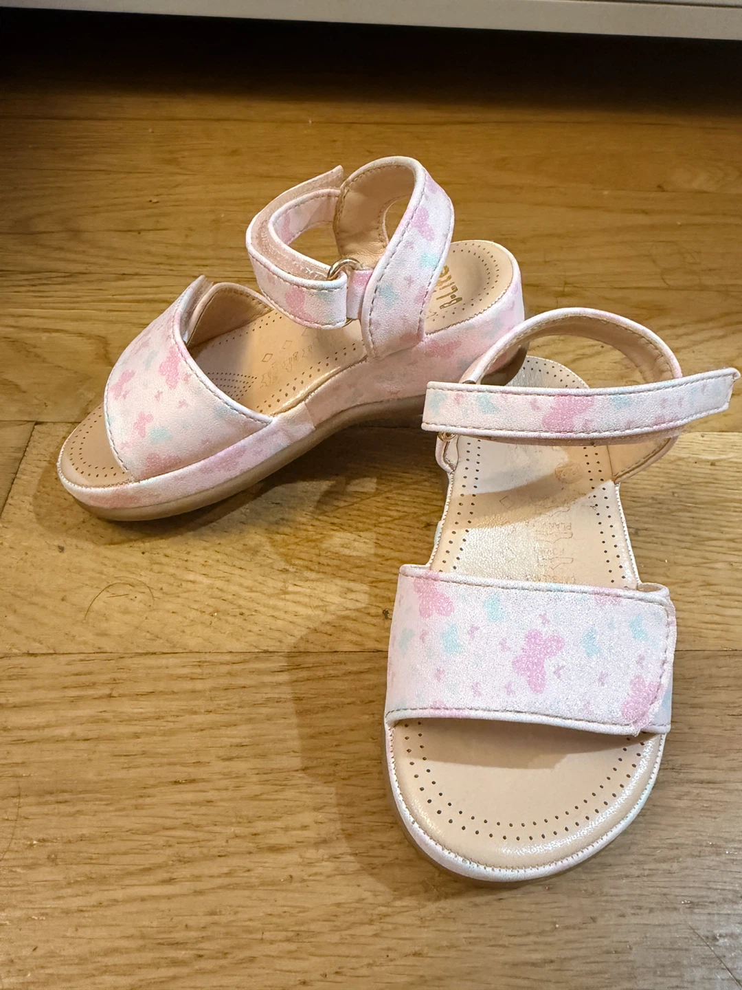 Bubble Gummers Pink Butterfly Sandals