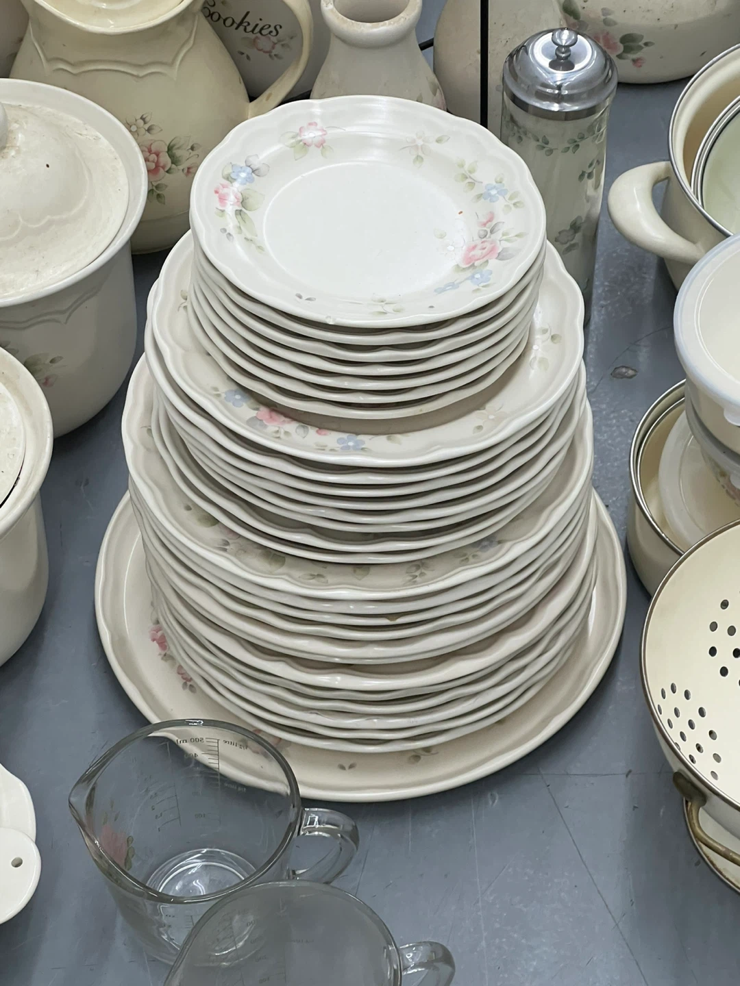 Huge Vintage Pfaltzgraff "Tea Rose" - photo 3