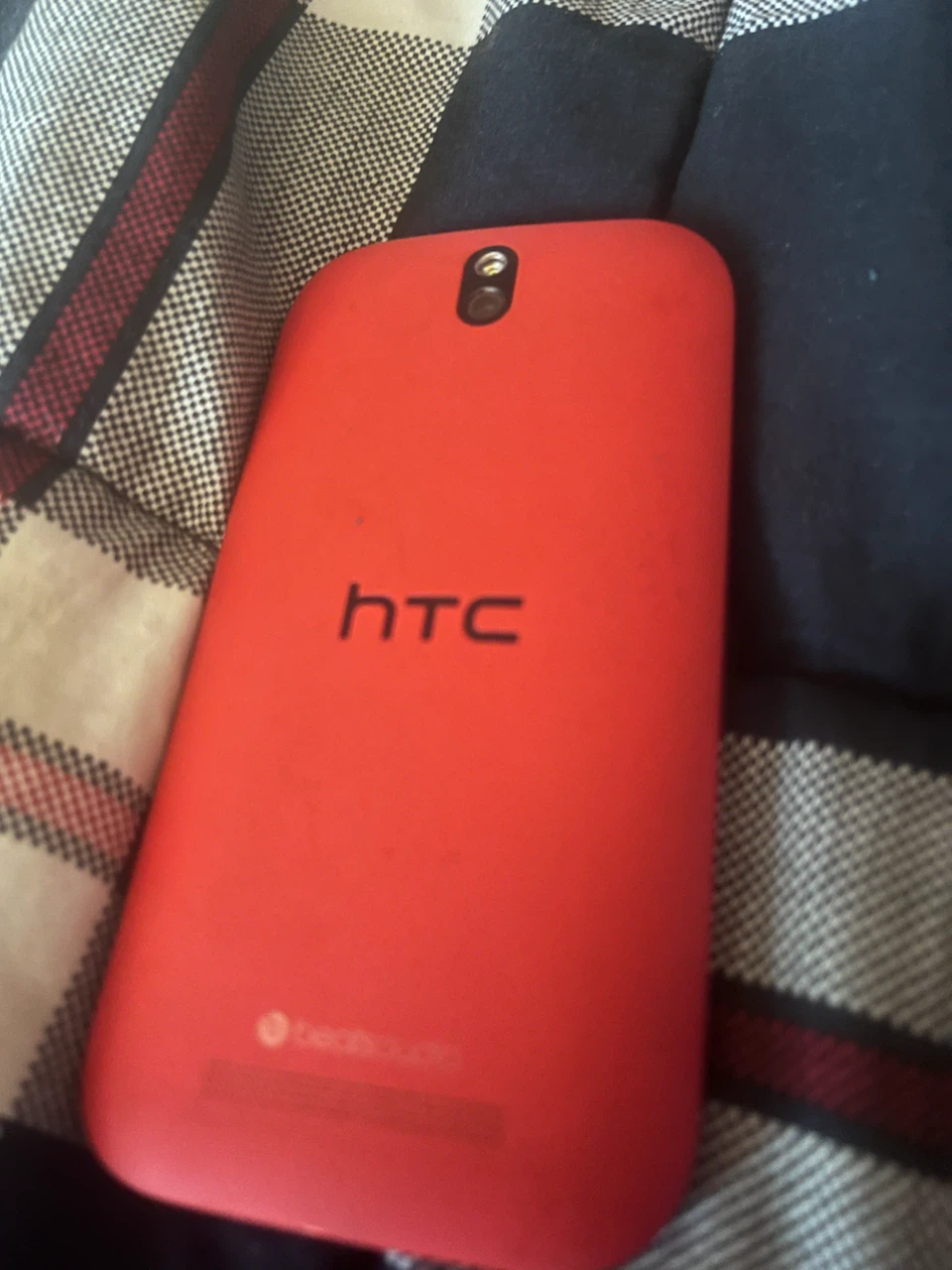 Red HTC Smartphone