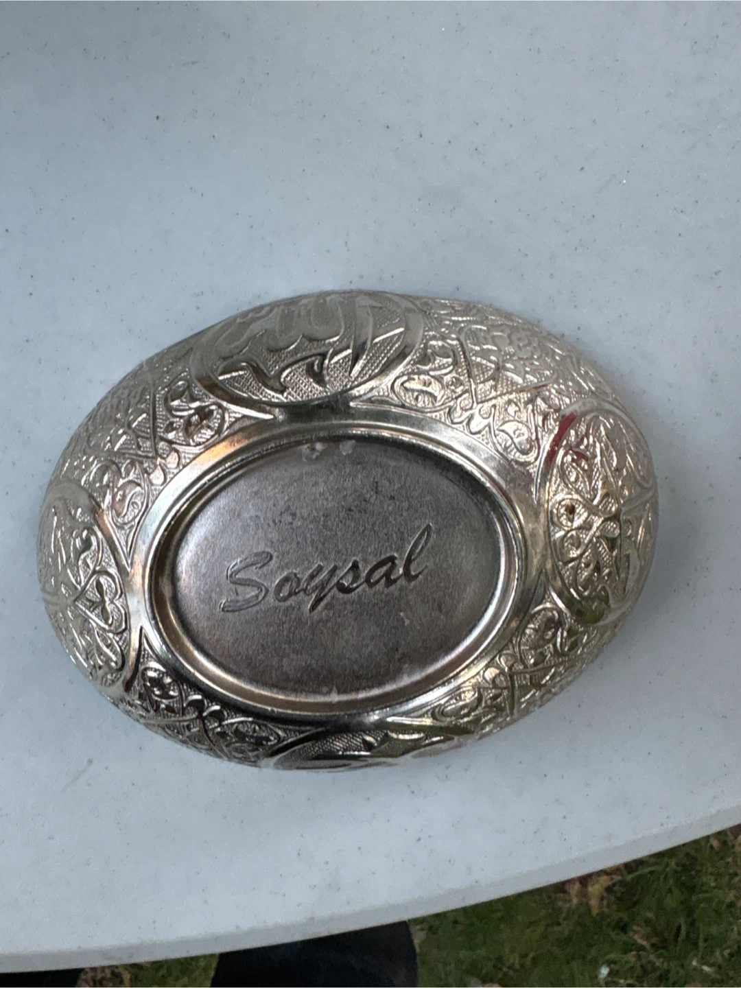 Decorative Oval Tray "Soysal"