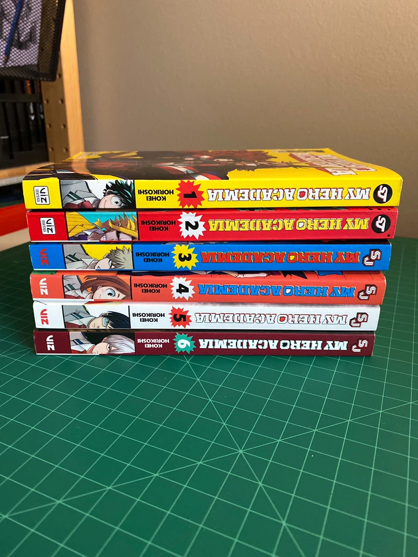 My Hero Academia books 1-6