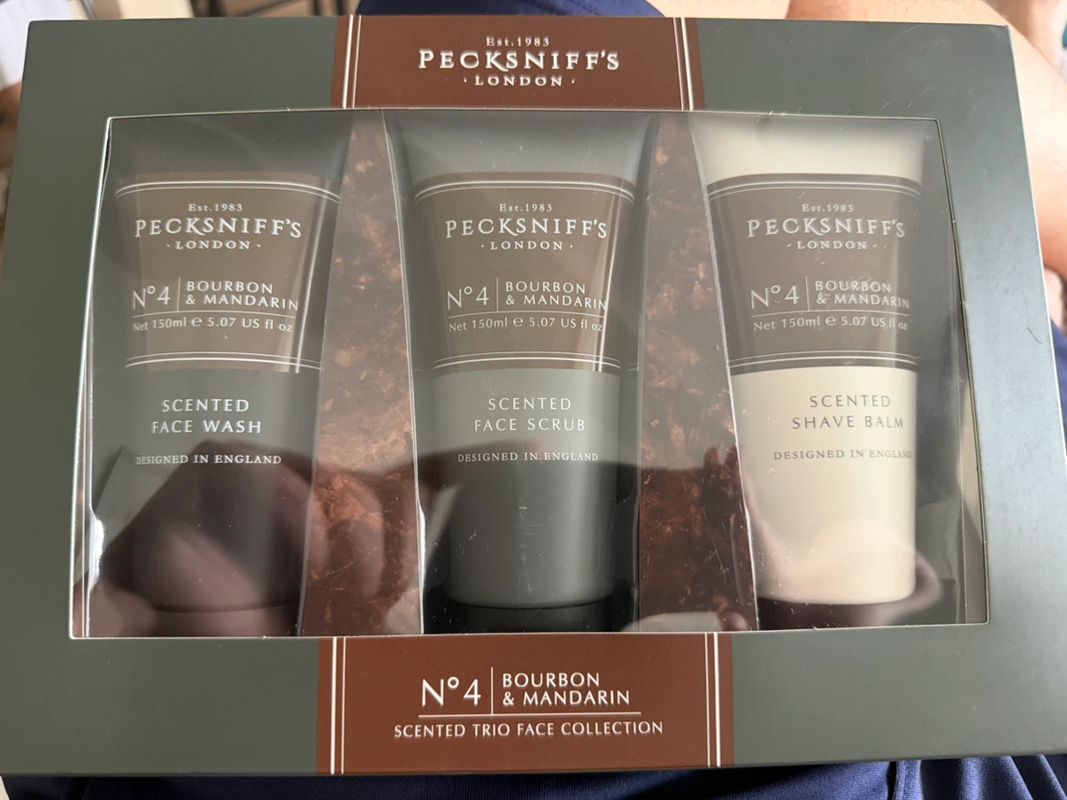 Pecksniff's Bourbon & Mandarin Trio Face Collection