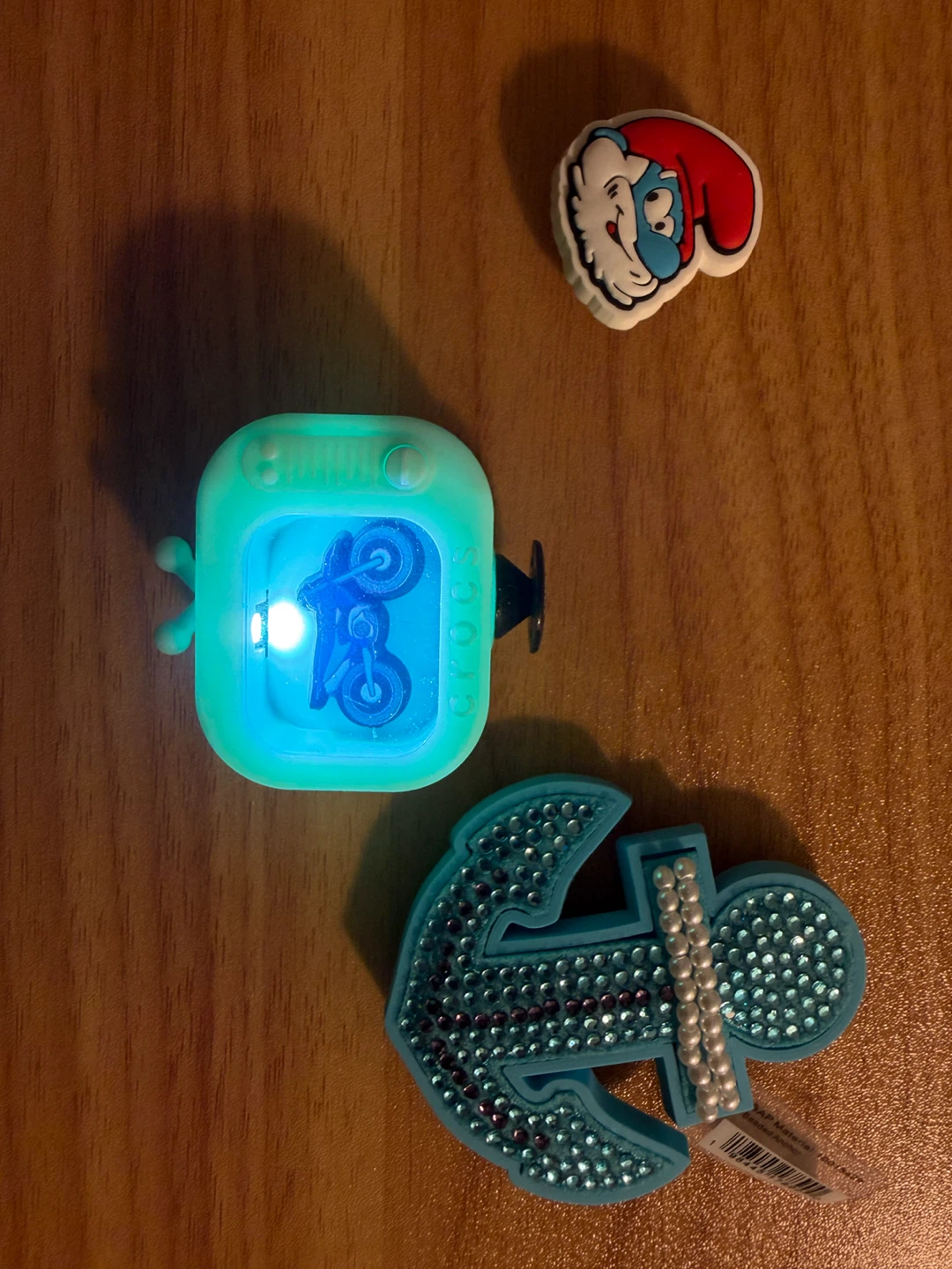 Crocs Jibbitz Charms Bundle - Smurf, TV, Anchor