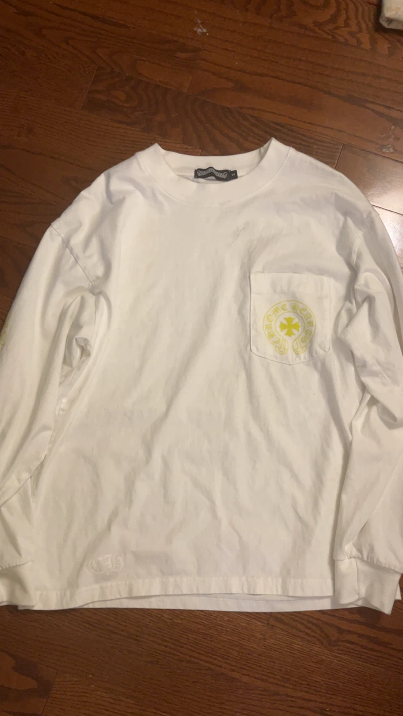 Chrome Hearts White Long Sleeve T-Shirt