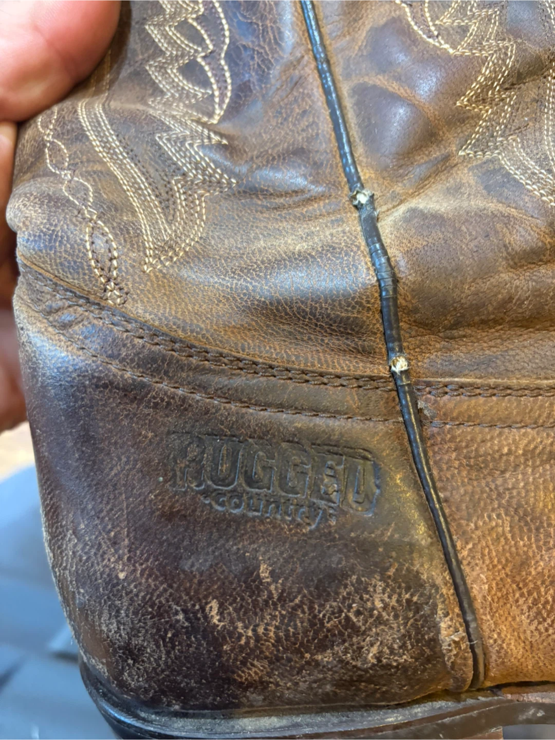 Rugged Country Cowboy Boots size 12EEE - photo 5